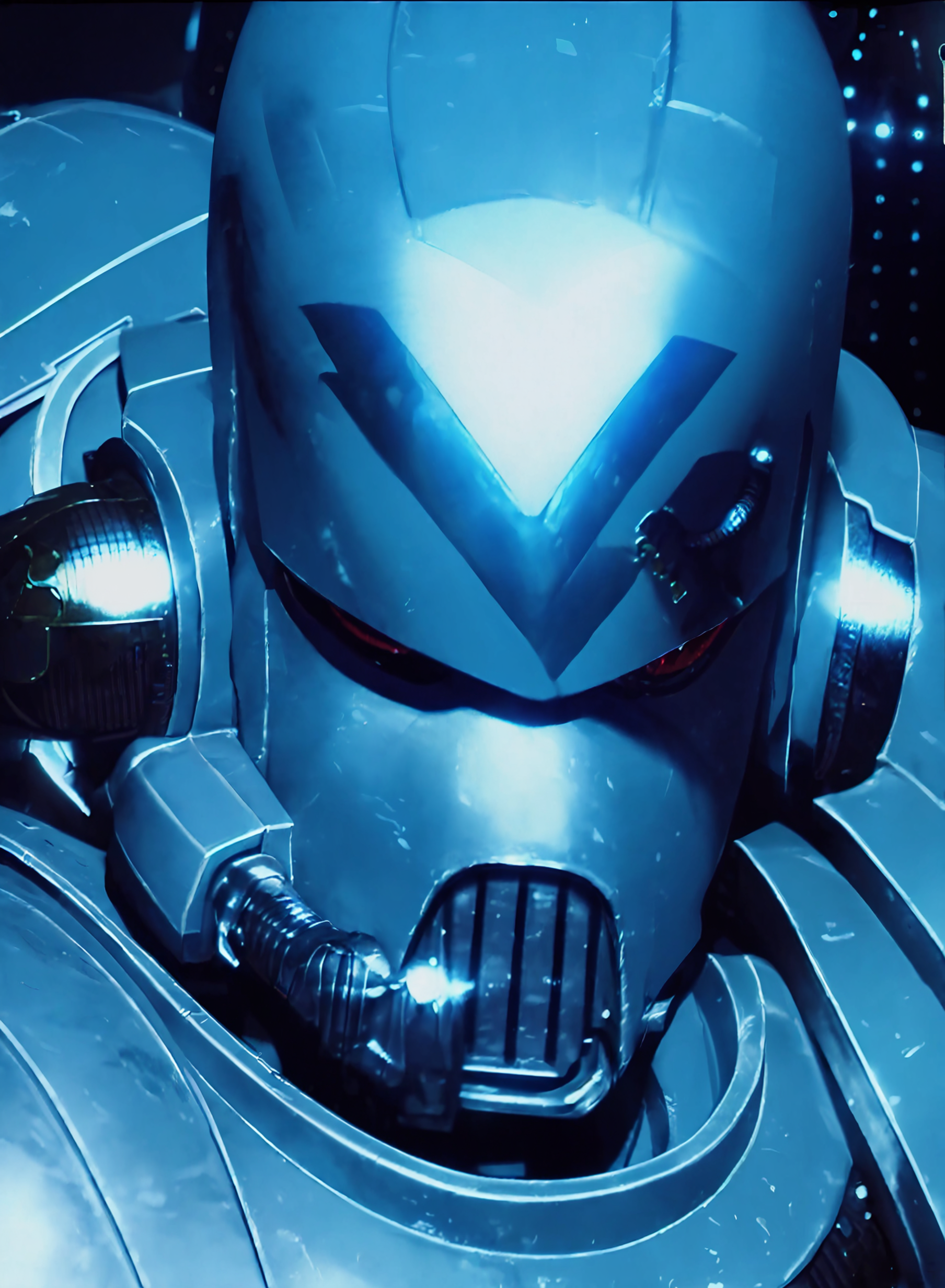 1237934-4115328321-solo, science fiction, power armor, blue theme, realistic, upper body, helmet, armor, power suit , glowing,  close-up, no humans.png